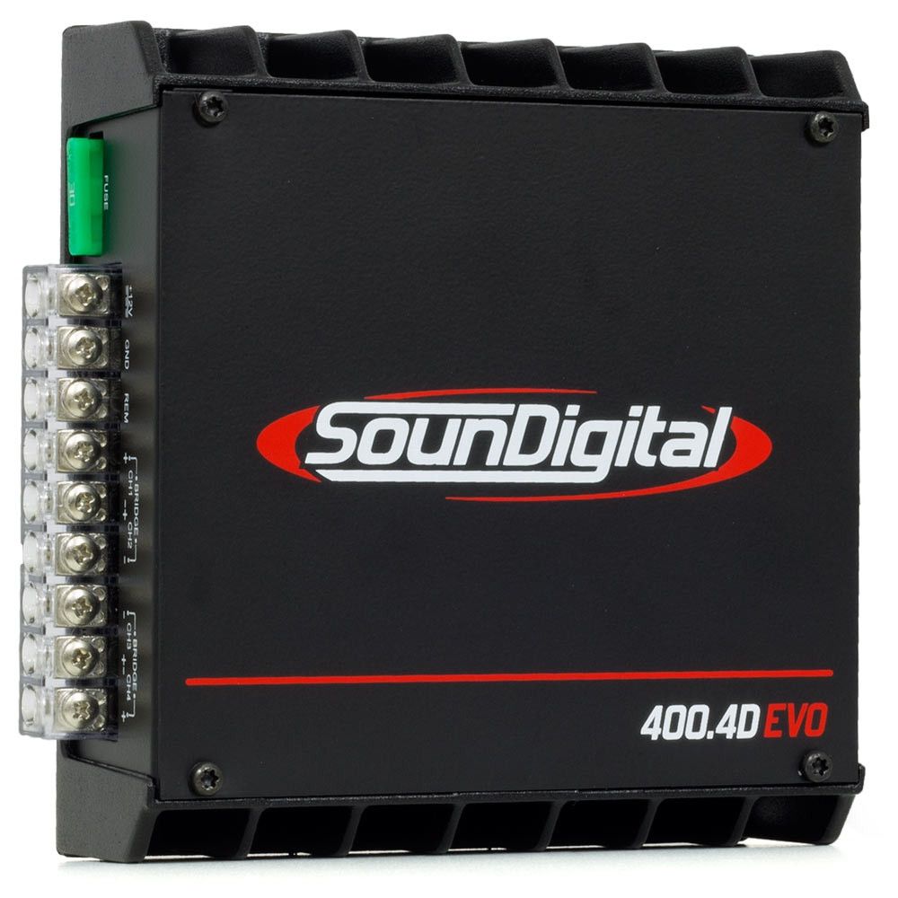Módulo Amplificador Soundigital Sd-400.4 Evo 4 Canais 100W Rms 