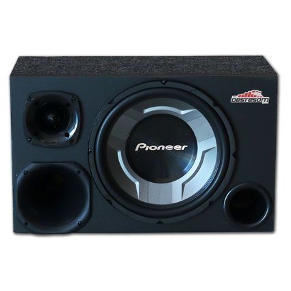 CAIXA-SOM-TRIO-SUBWOOFER-PIONEER-12----DRIVER-E-TWEETER---Cabo---Radio-USB-SD-MP3-Bluetooth