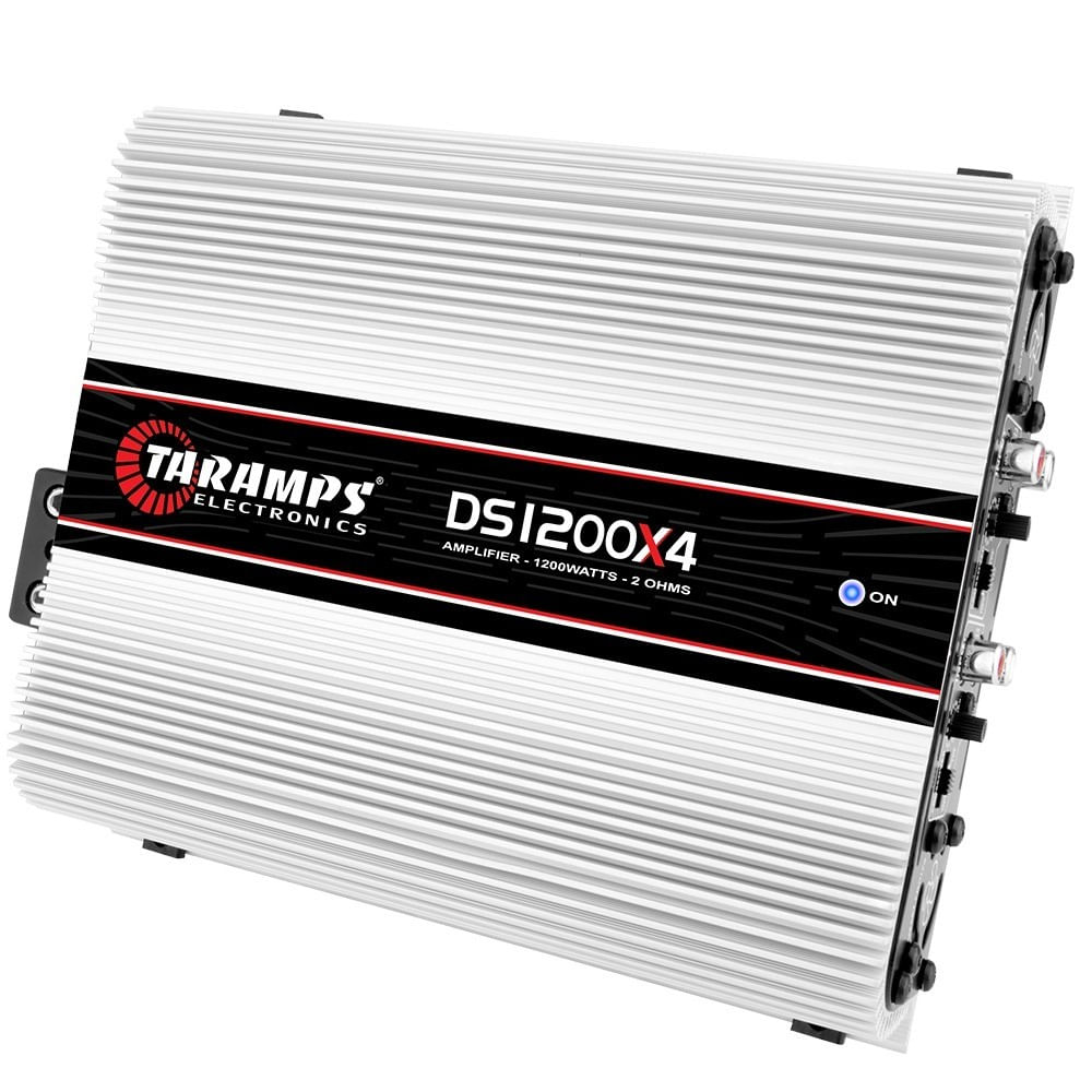 MÓDULO AMPLIFICADOR TARAMPS DS 1200X4 1200 W RMS 4 CANAIS 300 oestesom