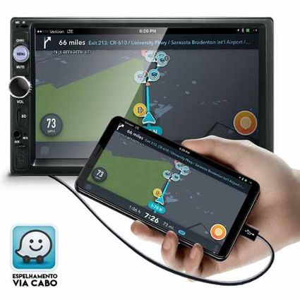 Central-Multimidia-Mp5-Gran-Siena-Cam-Bluetooth-Espelhamento-Android