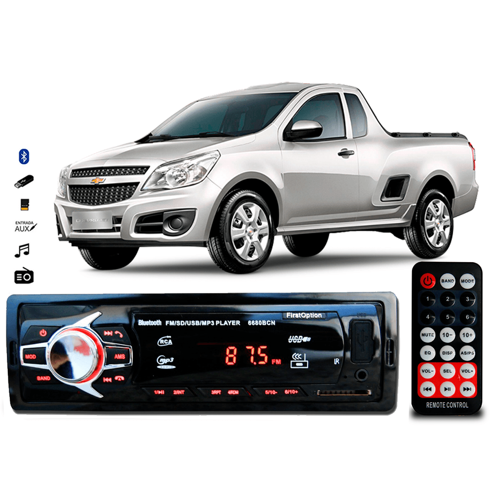 MINIATURA COM SOM DE VERDADE! CHEVROLET MONTANA CAIXINHA BLUETOOTH 