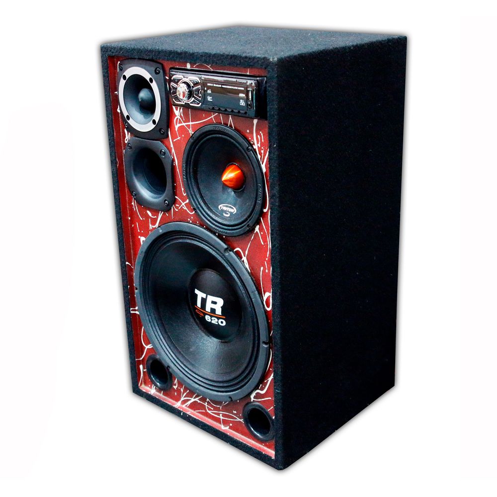 Caixa Bob Residencial Triton Taramps Usb Bluetooth Karaoke
