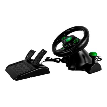 Controle Volante Gamer Pedal Cambio Para Ps3 Ps2 Xbox 360 Pc