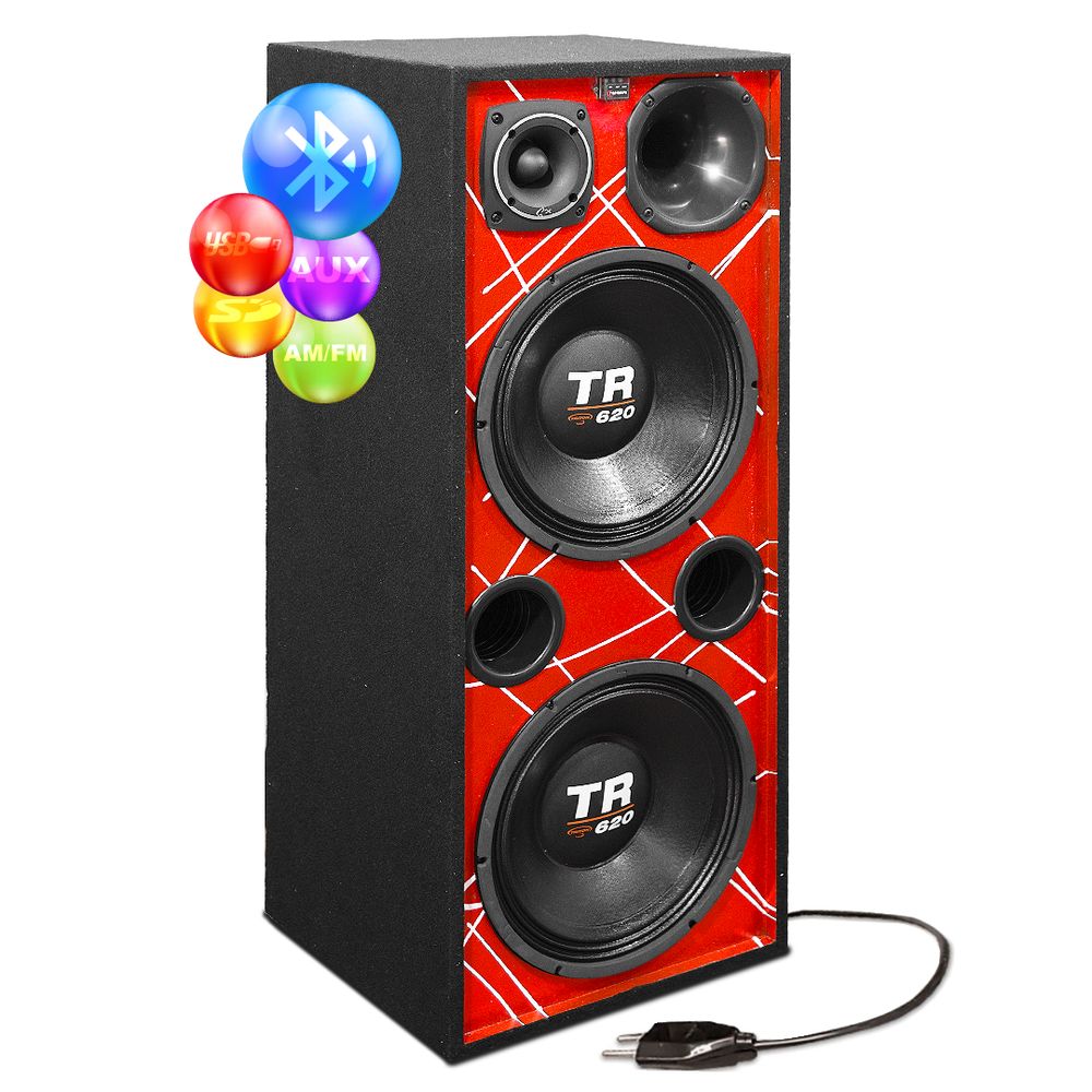 Caixa Bob Residencial Triton Taramps Usb Bluetooth Karaoke - oestesom